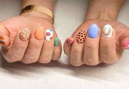 The mismatched manicure, the mix and match nail trend